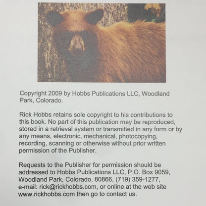 Portfolio #1 - Bears - Rick Hobbs - 2009