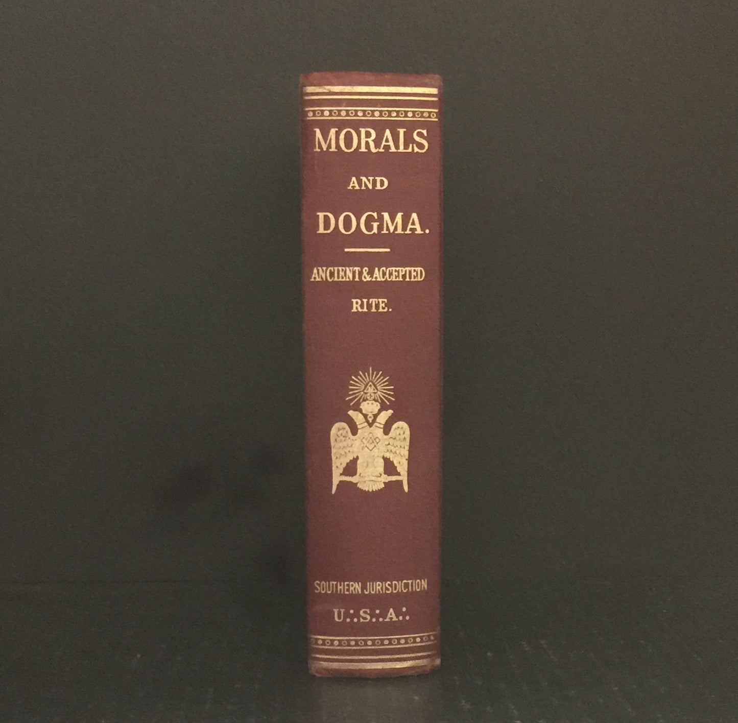 Morals And Dogma - Freemason - Signed by Many High Ranking Masons - Very Scarce - 1966