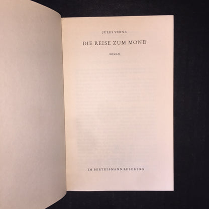 Die Reise zum Mond - Jules Verne - In German - 1958