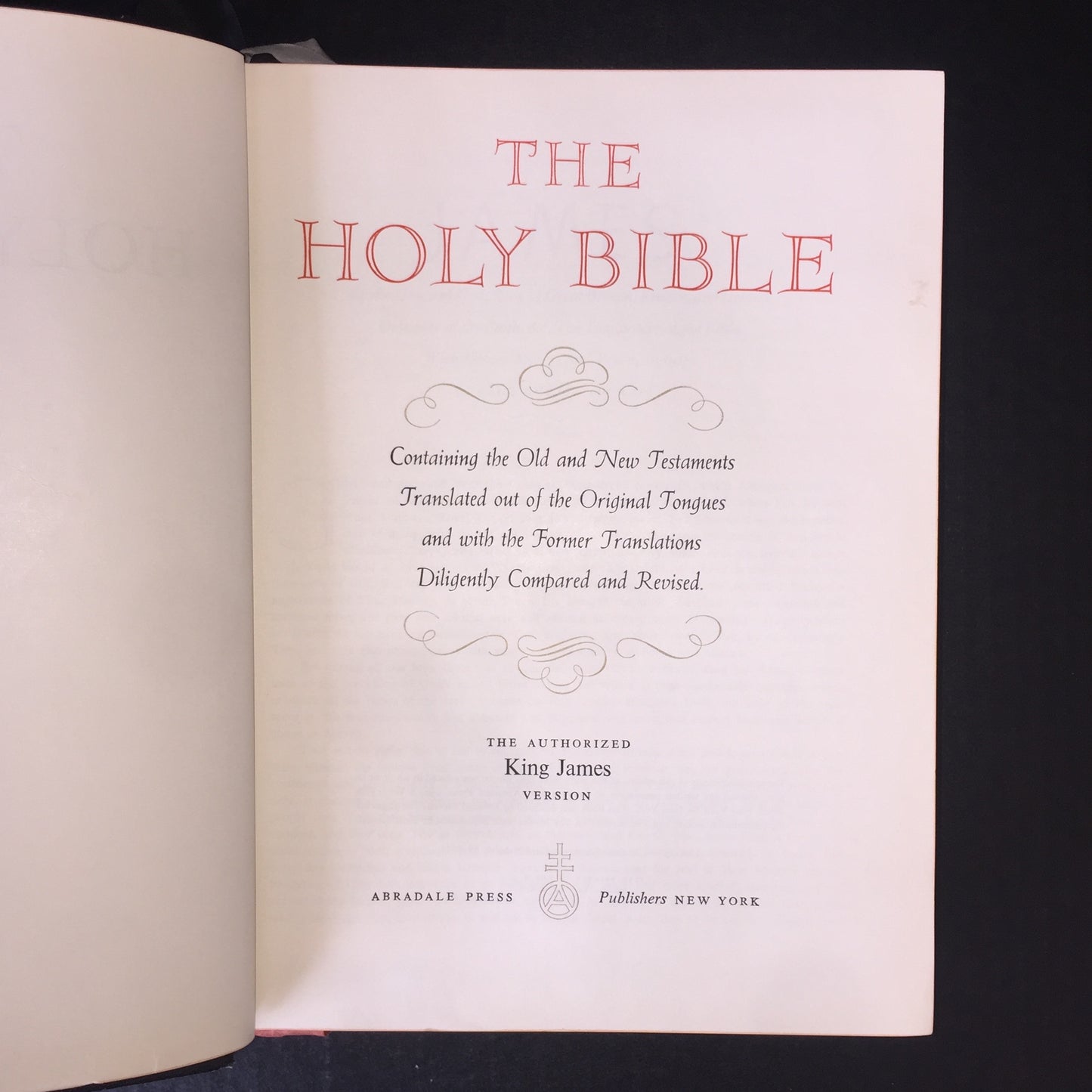 Holy Bible - N/A - 1959