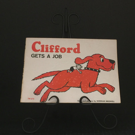 Clifford Gets a Job - Norman Bridwell - Inscribed by Author - Scarce - 1965