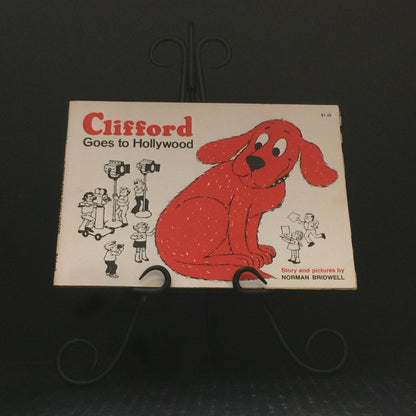 Clifford Goes to Hollywood - Norman Bridwell - Inscribed by Author - Scarce - Missing Title Page - 1980