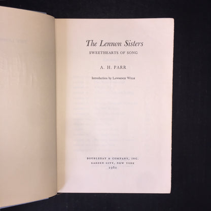 The Lennon Sisters - A. H. Parr - 1st Edition - Signed - 1960