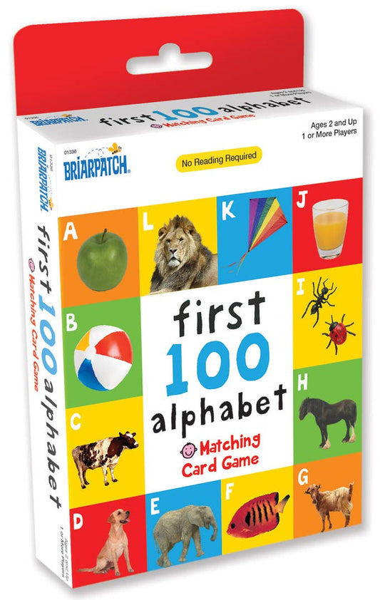 First 100 Alphabet Matching Card Game