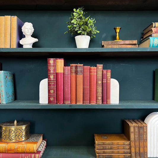 Books by the Foot | Vintage Classic Ornate Decorative Designer Bundle | Collection of Hardcover Books | Display Prop & Staging | Home Decor