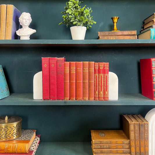 Books by the Foot | Vintage Classic Decorative Bundle | Collection of Robert Louis Stevenson Books | Display Prop & Staging | Home Decor