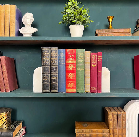 Books by the Foot | Vintage Ornate Decorative Designer Bundle | Mixed Collection of Music Books | Display Prop & Staging | Home Decor