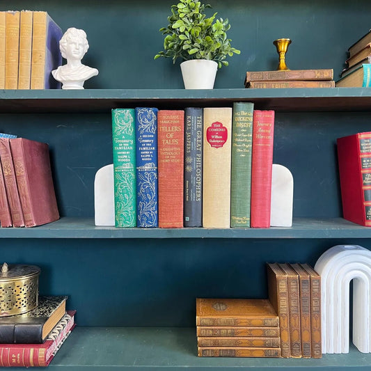 Books by the Foot | Mixed Vintage Classic Decorative Designer Bundle | Collection of Hardcover Books | Display Prop & Staging | Home Decor