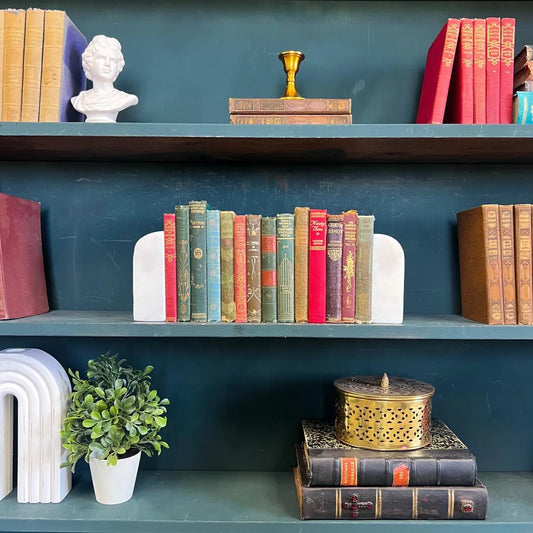 Books by the Foot | Vintage Ornate Decorative Designer Bundle | Collection of Pocket-Sized Books | Display Prop & Staging | Home Decor