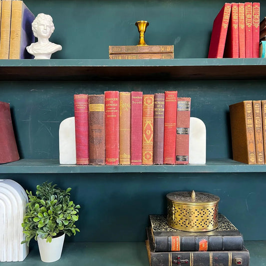 Books by the Foot | Vintage Classic Ornate Decorative Designer Bundle | Collection of Hardcover Books | Display Prop & Staging | Home Decor