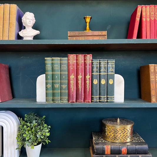 Books by the Foot | Vintage Classic Ornate Decorative Designer Bundle | Collection of Hardcover Books | Display Prop & Staging | Home Decor