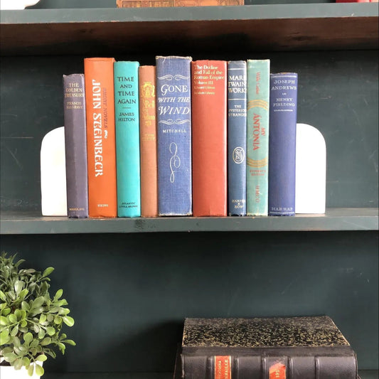 Books by the Foot | Vintage Classic Ornate Decorative Designer Bundle | Collection of Hardcover Books | Display Prop & Staging | Home Decor