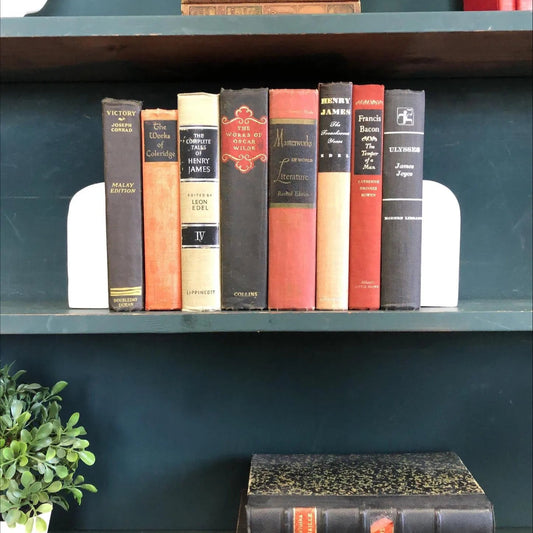 Books by the Foot | Classic Decorative Designer Bundle | Collection of Hardcover Books | Display Prop & Staging | Home Decor