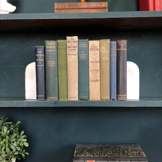 Books by the Foot | Vintage Ornate Decorative Designer Bundle | Collection of Hardcover Books | Display Prop & Staging | Home Decor