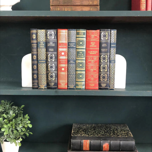 Books by the Foot | Classic Ornate Decorative Designer Bundle | Collection of Hardcover Books | Display Prop & Staging | Home Decor