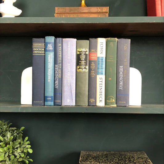 Books by the Foot | Vintage Classic Decorative Designer Bundle | Collection of Hardcover Books | Display Prop & Staging | Home Decor