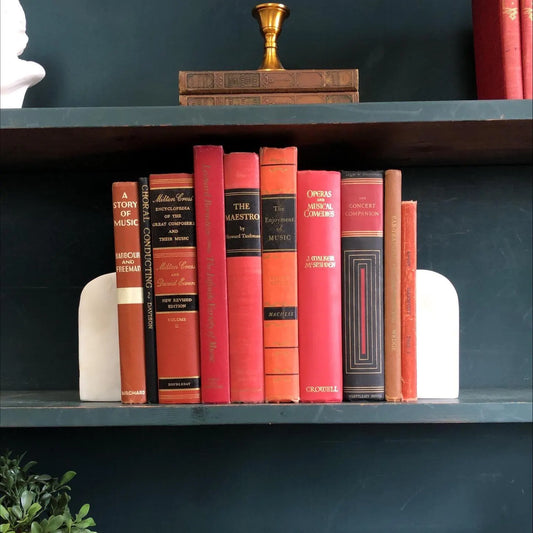 Books by the Foot | Vintage Ornate Decorative Designer Bundle | Mixed Collection of Music Books | Display Prop & Staging | Home Decor