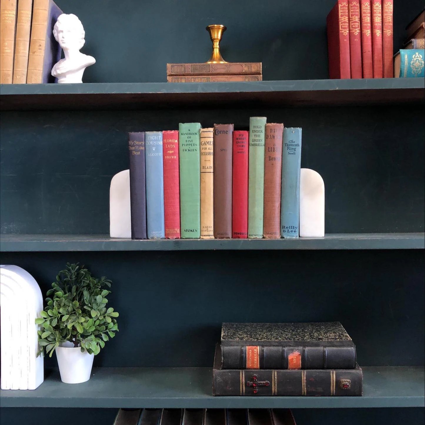 Vintage Hardcover Books by the Foot: Juvenile Readers