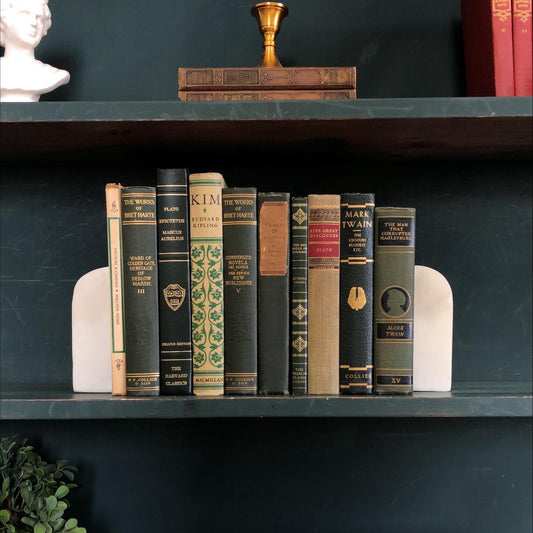 Vintage Hardcover Book Bundle: Decorative Display Books by the Foot