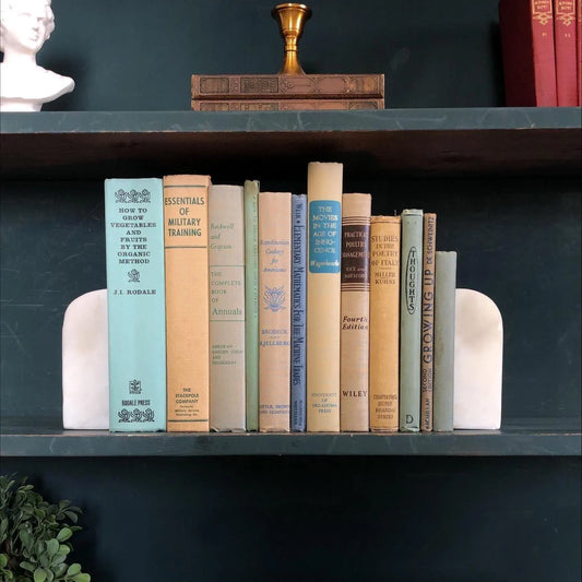 Decorative Non-Fiction Books by the Foot - 9 Hardcover Books