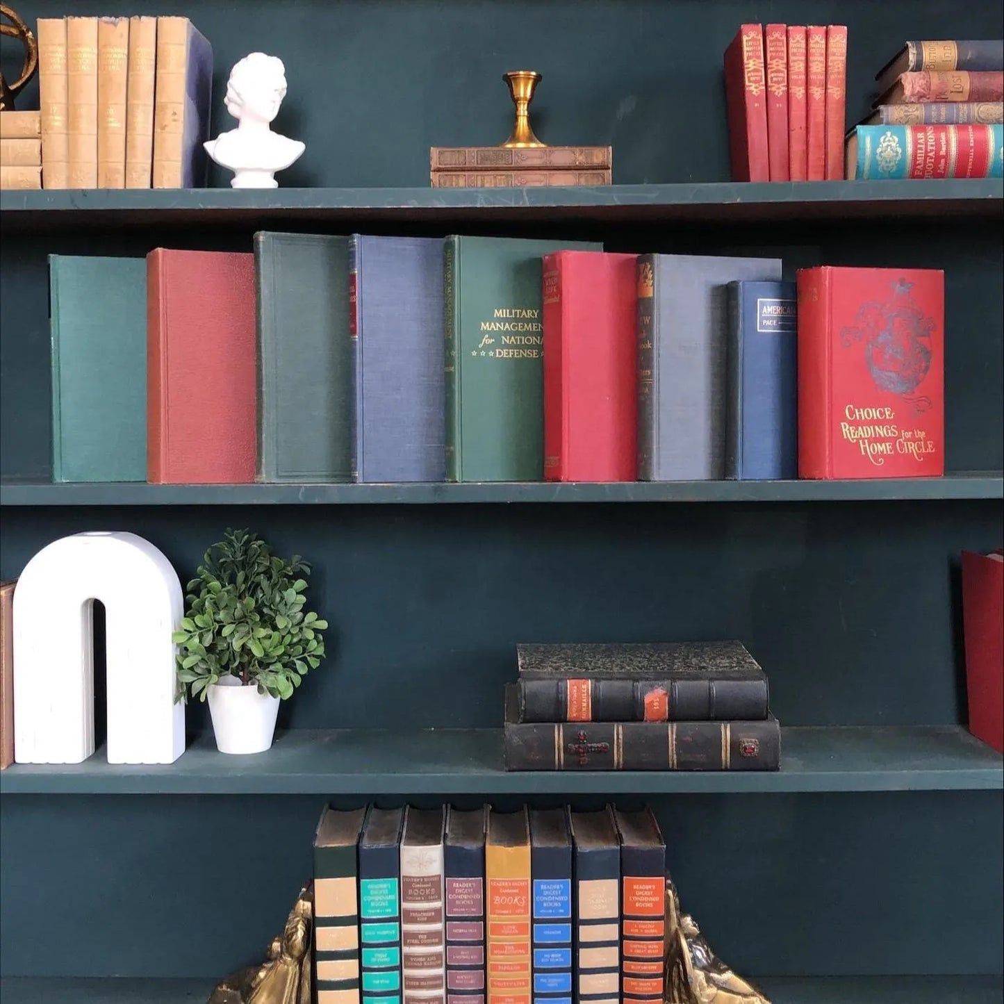 Decorative Non-Fiction Books by the Foot: Christianity Collection - 9 Hardcover Books