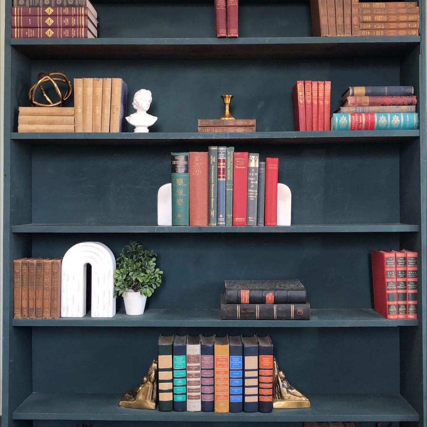 Decorative Non-Fiction Books by the Foot: Christianity Collection - 9 Hardcover Books