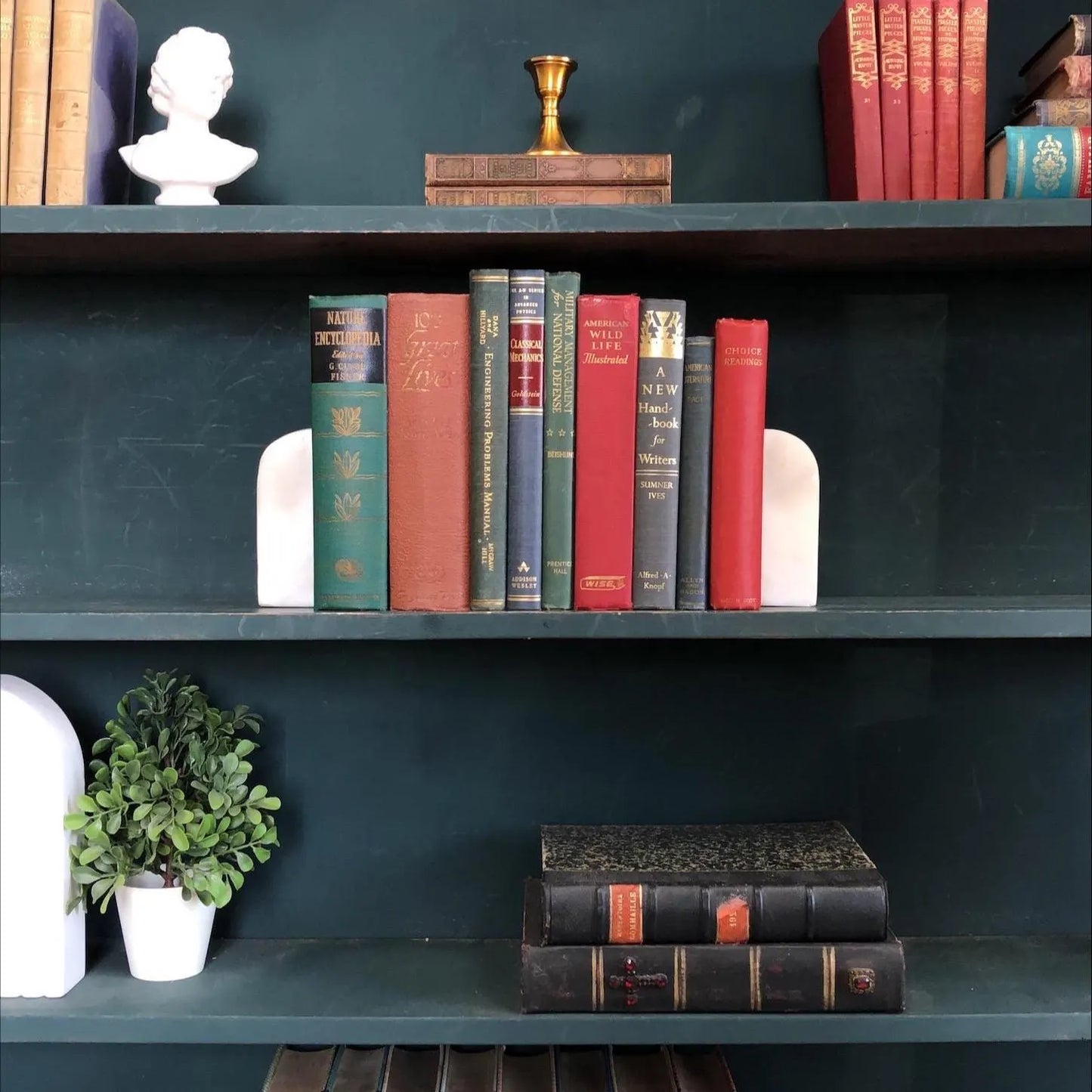 Decorative Non-Fiction Books by the Foot: Christianity Collection - 9 Hardcover Books