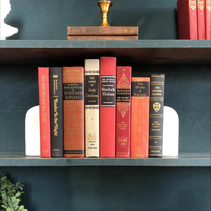 Vintage Hardcover Book Bundle: Decorative Display Set, Home Staging