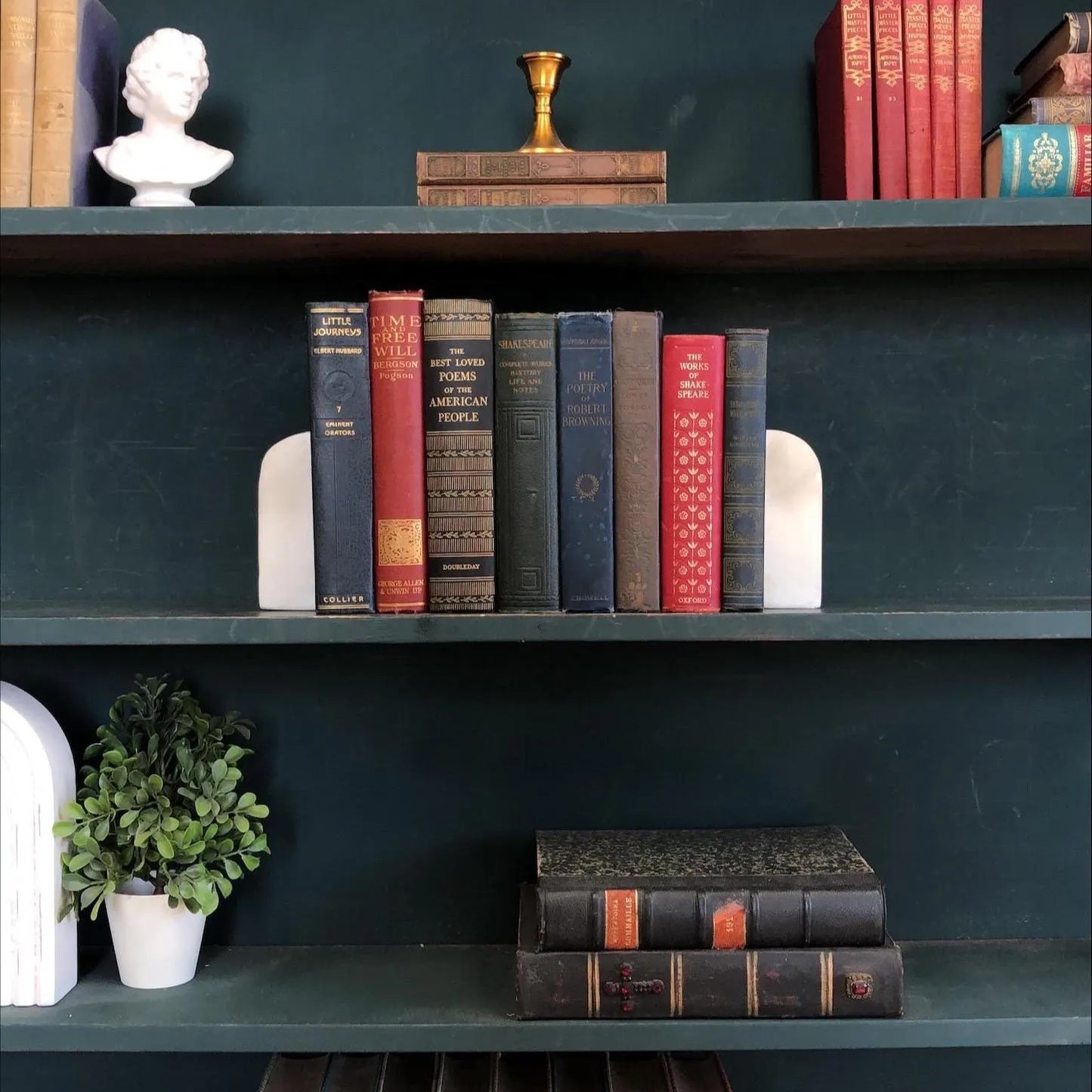 Classic Hardcover Book Bundle: Decorative Display Books by the Foot