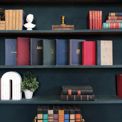 Classic Hardcover Book Bundle: Decorative Display Books by the Foot