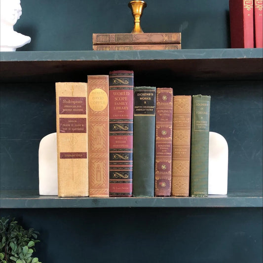 Classic Hardcover Book Bundle: Decorative Display Books by the Foot