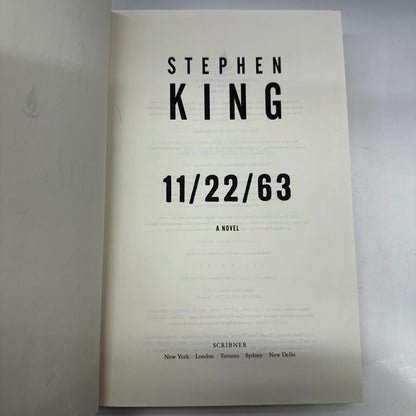 11/22/63 - Stephen King - 1st Edition - 2011