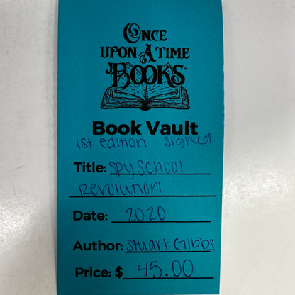 Spy School Revolution - Stuart Gibbs - 1st Edition - Signed - 2020