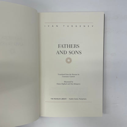 Fathers and Sons - Ivan Turgenev - The Franklin Library - 1984