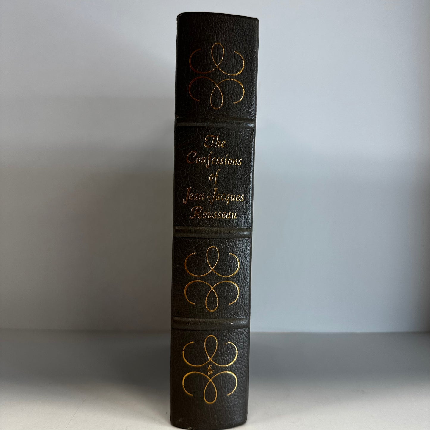 The Confessions of Jean-Jacques Rousseau - A. S. B. Glover - Easton Press - Edge Wear - Gilt Loss - 1980