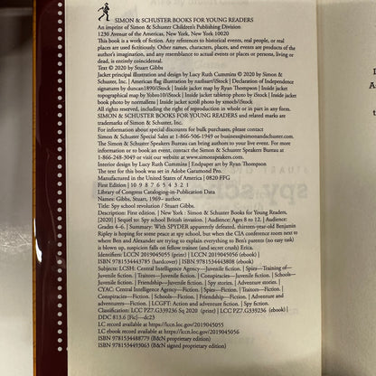 Spy School Revolution - Stuart Gibbs - 1st Edition - Signed - 2020