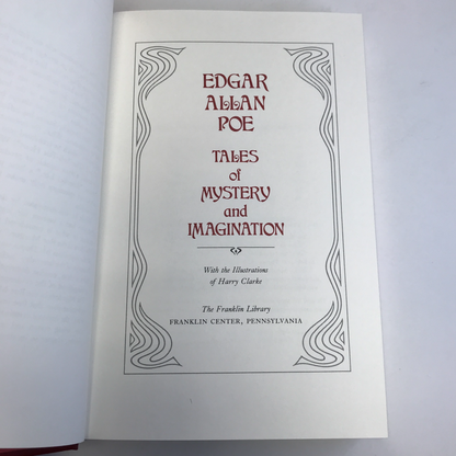 Edgar Allan Poe: Tales of Mystery and Imagination - Edgar Allan Poe - Franklin Library - 1987