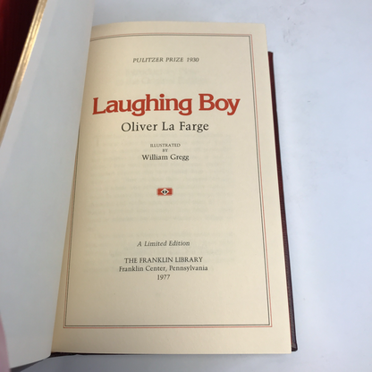 Laughing Boy - Oliver La Farge - Franklin Library - 1977