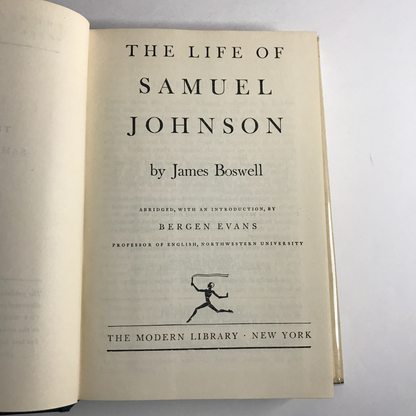 The Life of Samuel Johnson - James Boswell - 1952