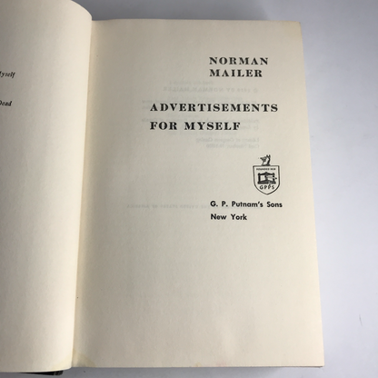 Advertisements for Myself - Norman Mailer - 1st Edition