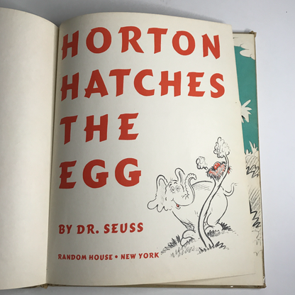 Horton Hatches an Egg - Dr. Seuss - 1940