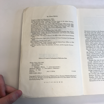 West of Hell's Fringe - Glenn Shirley - Oklahoma - 2002