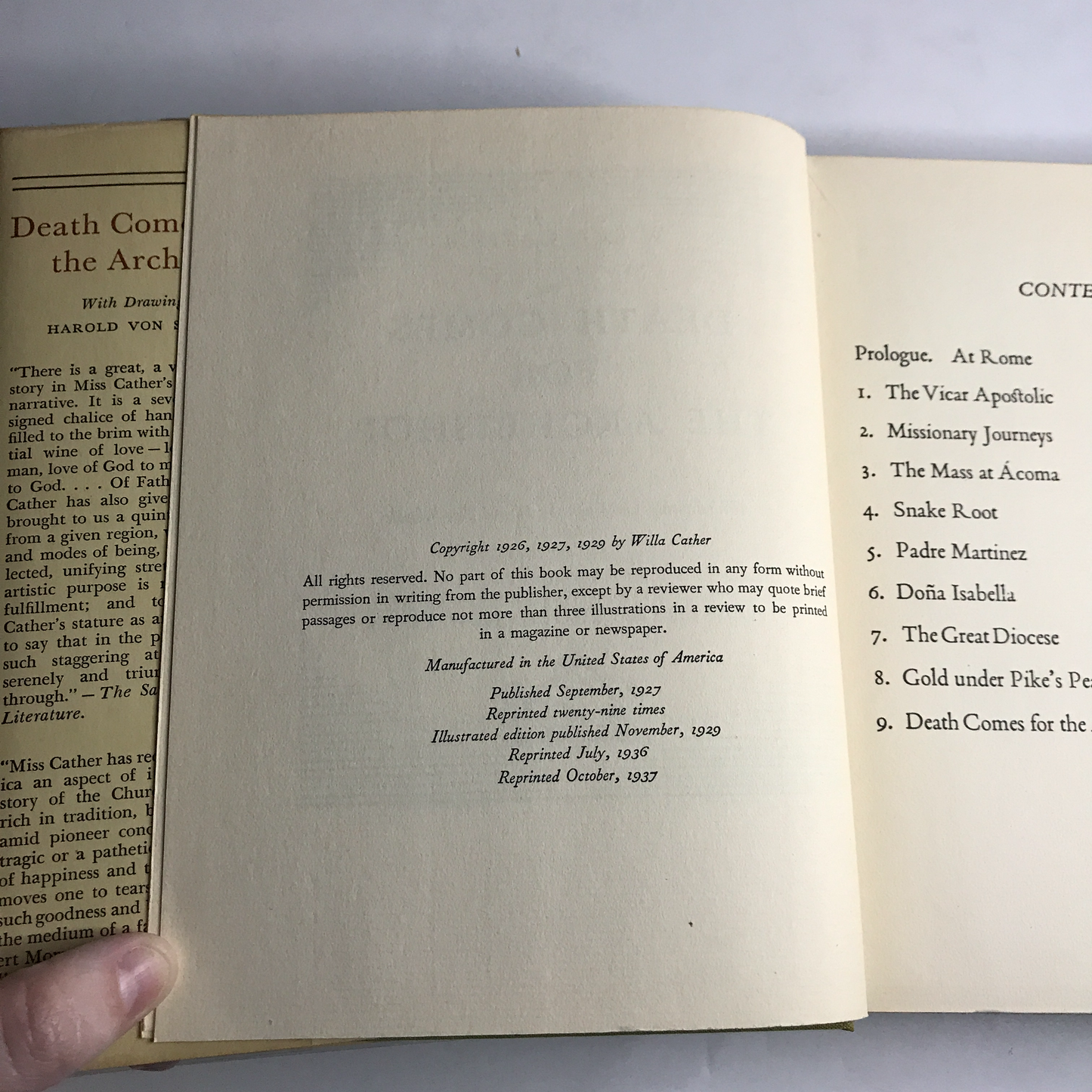 Death Comes for the Archbishop - Willa Cather - 1937