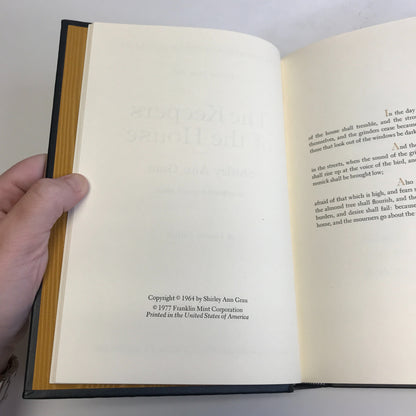 The Keepers of the House - Shirue Grau - Franklin Library - 1977