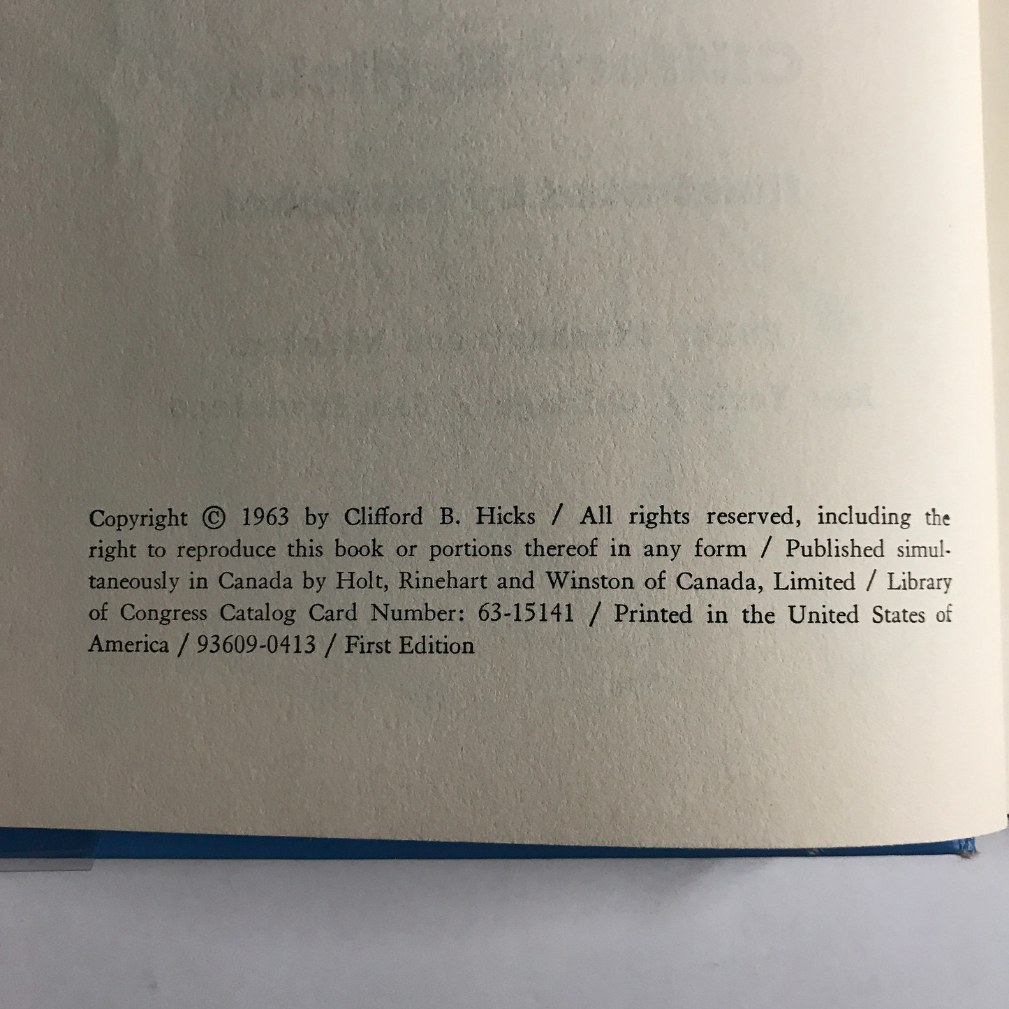 Alvin's Secret Code - Clifford B. Hicks - 1963