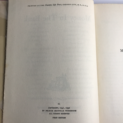 Money in the Bank - P. G. Wodehouse - 1st Edition - 1942