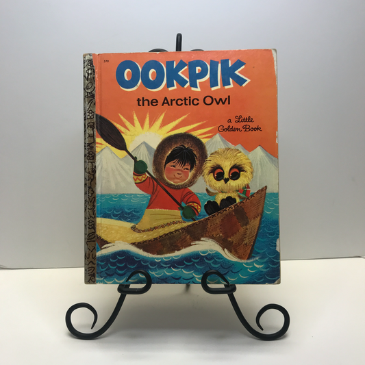 Ookpik the Artic Owl - Little Golden Book- Barbara Shook Hazen - "A" Print 1968