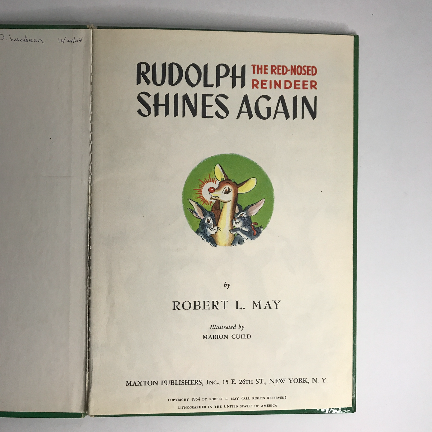 Rudolph The Red-Nosed Reindeer + Rudolph Shines Again - Robert L. May - 1954