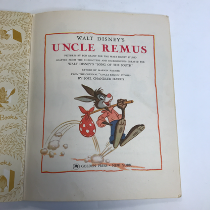 Uncle Remus - Little Golden - Marion Palmer - 20th Print - 1969