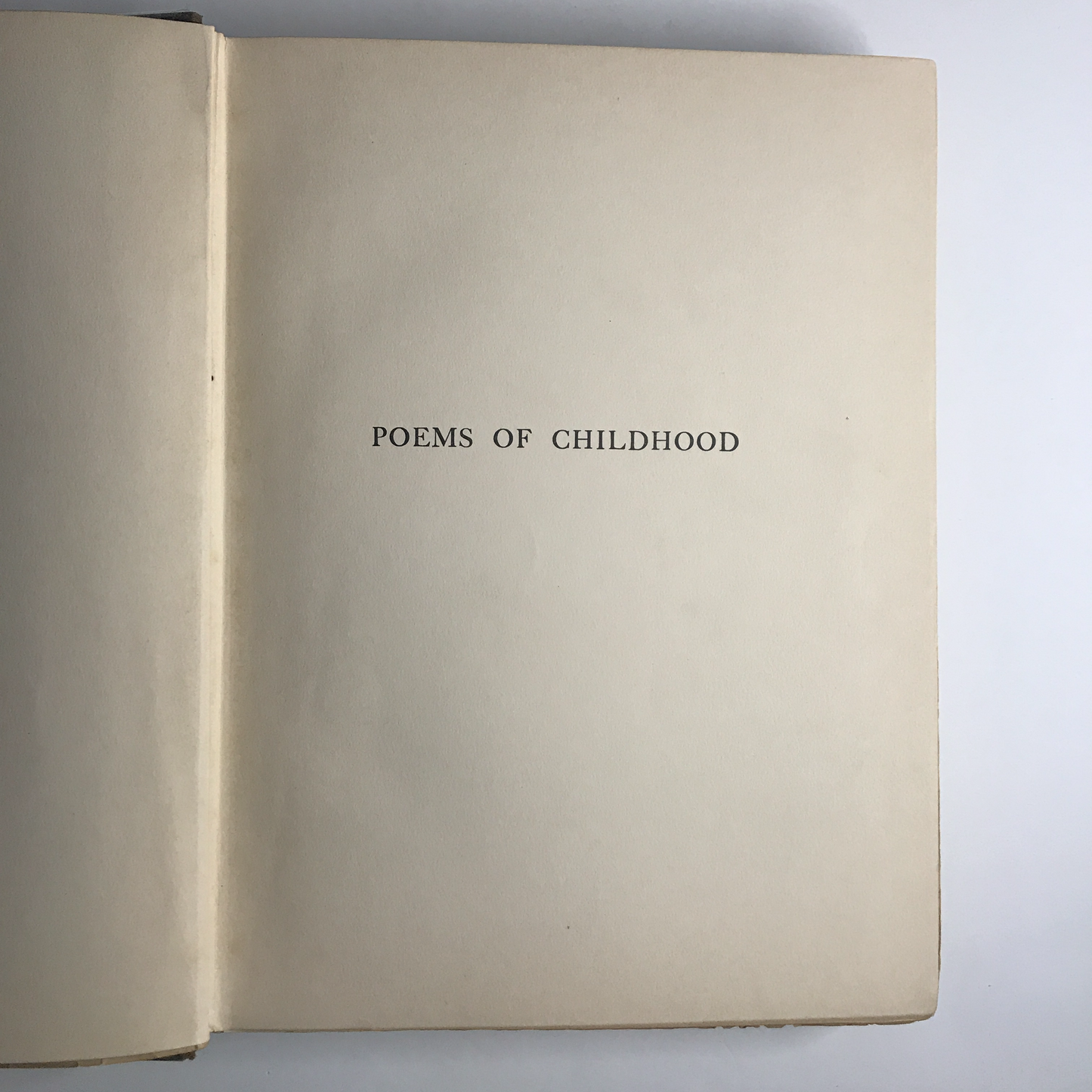 Poems of Childhood  - Eugene Field - 1904 - First Thus